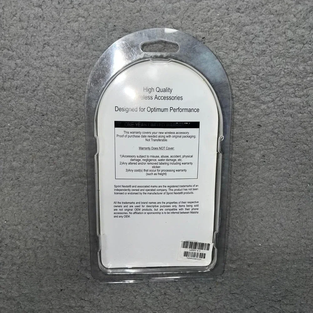 NIB Sprint Car Charger Motorola Razr V3 Mobile Phone Micro USB Power Adapter VTG